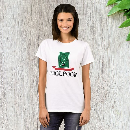 クラシック8ボール ビリヤード Tシャツ