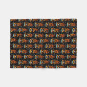 クラシック8球 フリースブランケット (正面(横))