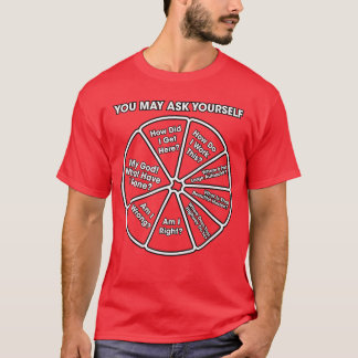 クラシック80年代ポップミュージックのレトロパイ「あなたは尋ねてもよい" Tシャツ