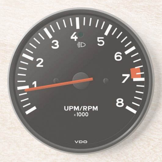 クラシック911 revのカウンター(古いエア冷却された車) コースター (正面)