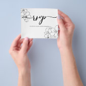 クラシック/お手軽/出欠カード。 フライヤー (手)