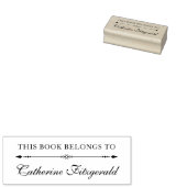 クラシック この本はカスタムスクリプト名のもの ラバースタンプ (押印)