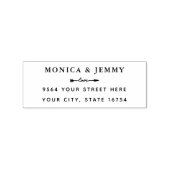 クラシック アドレス セルフ インキング カスタム ゴムスタンプ ラバースタンプ (インプリント)