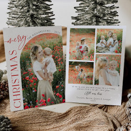 クラシック アーチ フォト ホリデー カード