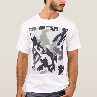 クラシック・ウッドランド・カモフラージュ・パターン メンズ・グラフィックTシャツ Tシャツ