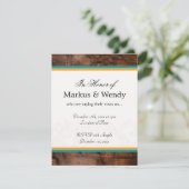 クラシック ウッド トリム 招待状 (スタンド正面)