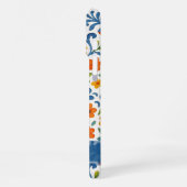 クラシック・エスニック地中海風の花柄アート iPhoneケース (左側面)
