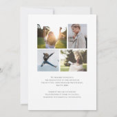 クラシック・エレガンス・スクリプト 卒業アナウンスメント 招待状 (裏面)