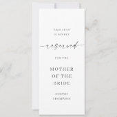 クラシック・エレガンス 予約席ラベル テンプレート (正面)