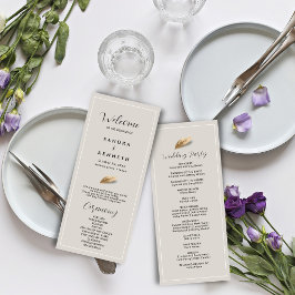 クラシック&エレガントな結婚式 プログラム