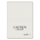 クラシック エレガント ウェディング ゲストカード テーブルナンバー (正面)