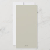 クラシック エレガント フラワーのEidカード パレスチナ地図 シーズンカード (裏面)