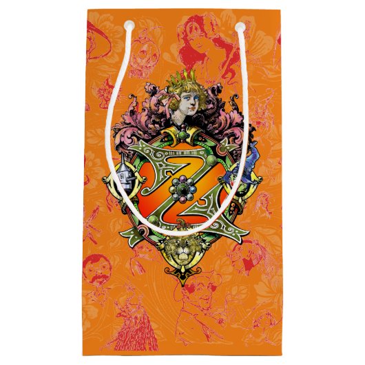 クラシック オズの贈り物袋 ロイヤルクレスト付き スモールペーパーバッグ (正面)