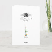 クラシック オズの魔法使い グリーティング カード (裏面)