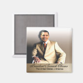 クラシック – オバマ大統領マグネット マグネット (正面/裏面)