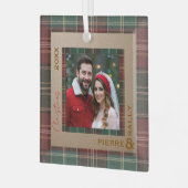 クラシック オータム プライド ガラスオーナメント (正面左)