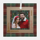 クラシック オータム プライド ガラスオーナメント (裏面)