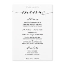 クラシック オーダーメイド ワイド ディナー メニュー