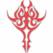 クラシック オーナメンタル フローラル ボーダー エレガント デザイン シール (正面)