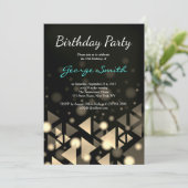 クラシック オールドスクール バースデーパーティー インビテ 招待状 (スタンド正面)