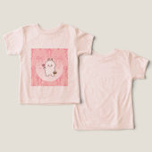 クラシック カジュアル コットンTシャツ (デザイン正面&裏面)