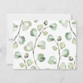 クラシック·カリグ結婚ラティのサンキューカード サンキューカード (裏面)