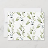 クラシック·カリグ結婚ラティのサンキューカード サンキューカード (裏面)