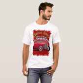 クラシック カー デザイン フーディ Tシャツ (正面フル)