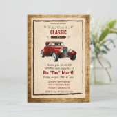 クラシック カー ヴィンテージ 引退 招待状 (スタンド正面)