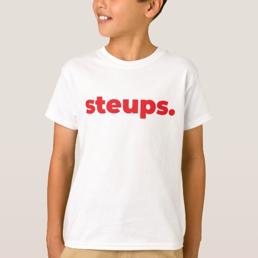 クラシック キッズ Tシャツ - Steups (正面)