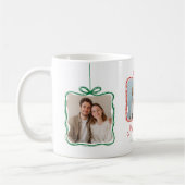 クラシック ギフト ボックス フォト コーヒーマグカップ (左)
