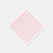 クラシック ギンガム クラシカル ピンク スタンダードカクテルナプキン (角)