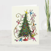 クラシック |クリスマスツリー シーズンカード (正面)