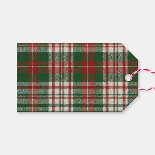 クラシック クリスマス ギフトタグ (正面(横))