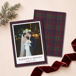 クラシック クリスマス ターターンチェック 結婚 輝く ウェディング