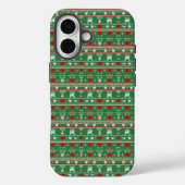 クラシック クリスマス ニット Case-Mate iPhoneケース (裏面)