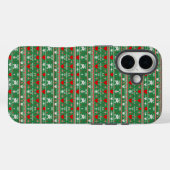 クラシック クリスマス ニット Case-Mate iPhoneケース (裏面 (横))