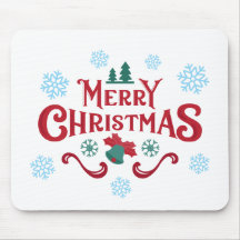 クラシック クリスマス マウスパッド