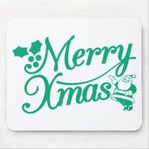 クラシック クリスマス マウスパッド