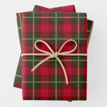クラシック クリスマス 赤 緑 Plaid Tartan 柄  festive