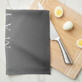 クラシック | グラデーション灰色 キッチンタオル (四つ折り)