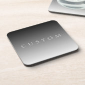 クラシック | グラデーション灰色 コースター (左側)