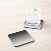 クラシック | グラデーション灰色 コースター (右側)