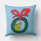 クラシック・グリンチ | クリスマスリース クッション (裏面)