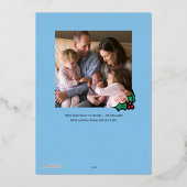 クラシック・グリンチ | マックス - サンタハット 箔シーズンカード (裏面)