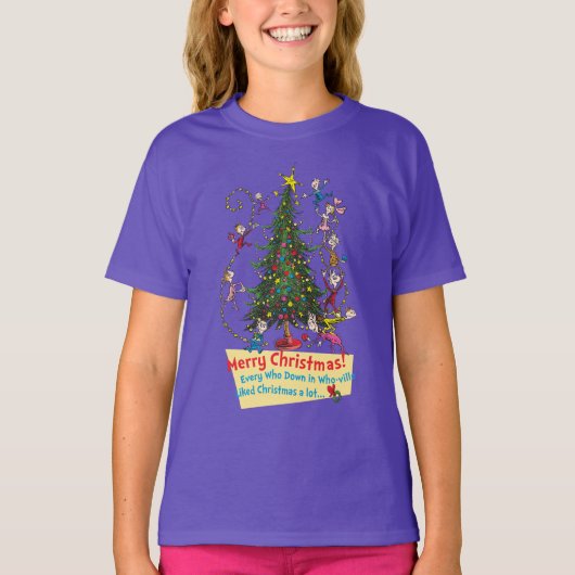 クラシック・グリンチ | メリークリスマス！ Tシャツ (正面)