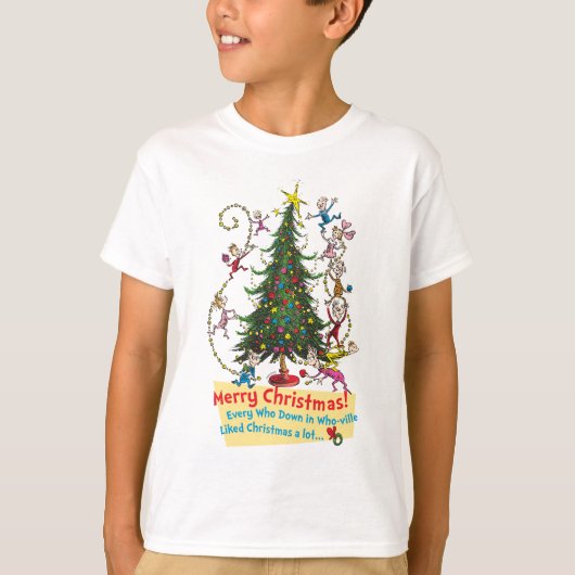 クラシック・グリンチ | メリークリスマス! Tシャツ (正面)