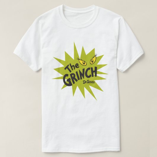 クラシック・グリンチ | 緑のスターバースト Tシャツ (デザイン正面)