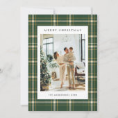 クラシック グリーン プラッド 5 写真 クリスマス (正面)