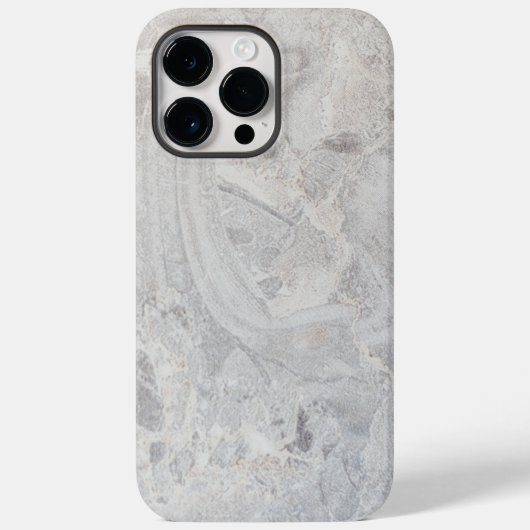 クラシック グレー マーブル Case-Mate iPhoneケース (裏面)